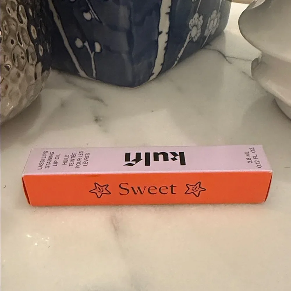 Kulfi Lip Stain in Color: Sweet - cool dusty pink